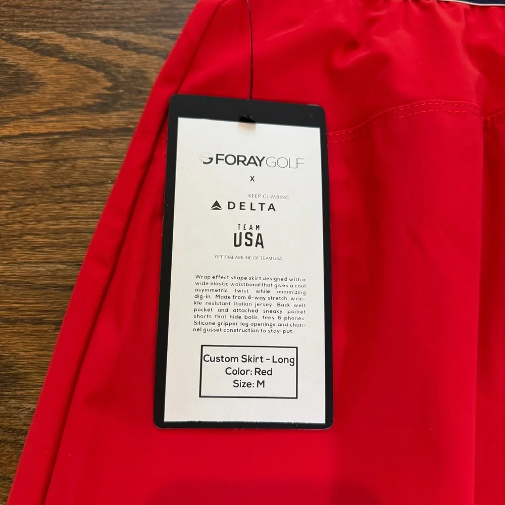 ForayGolf x Delta Team USA Custom Golf Skirt - Picture 8 of 8